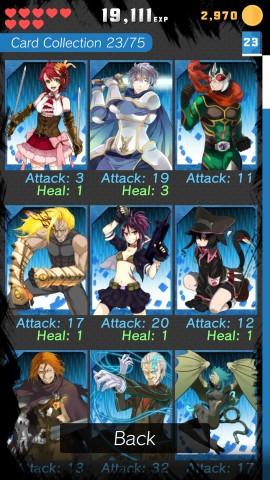 Card collection mechanics