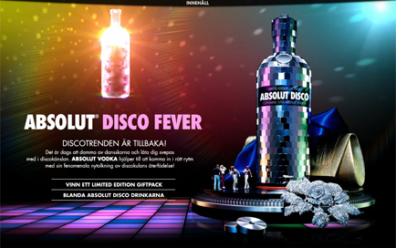 Absolut Vodka disco ball